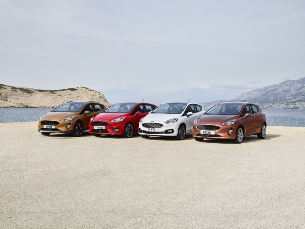 Pneus et dimensions pour les modèles de Ford Fiesta 