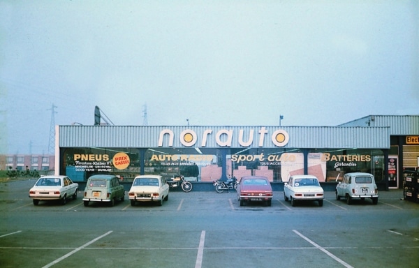 Le premier centre Norauto à Englos qui a ouvert ses portes en 1970