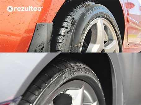 Protecteur de jante de voiture Outil de protection des bords de pneu  Manchon de protection pour pneu Jante en acier de pneu Machine de ratissage  de pneu Accessoire extérieur automobile