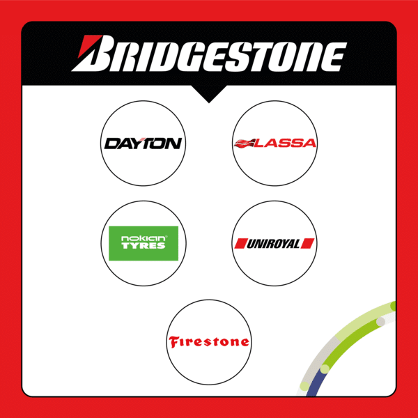 Quelles sont les sous-marques de Bridgestone ?