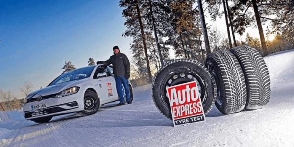 Test pneus hiver : Auto Express fait un comparatif de pneus sur la VW Golf